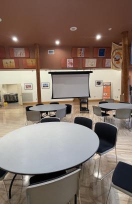 The Native American Student and Community Center's space and layout for main room.