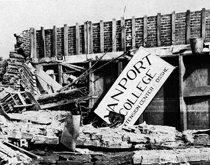 The flood of 1948 destroyed the Vanport Extension Center