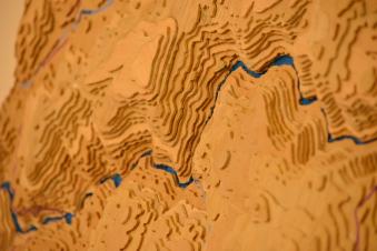 stock photo of close up earth and stream